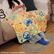 日本丸真 集合啦!動物森友會 可愛插圖主題毛毯 大頭貼