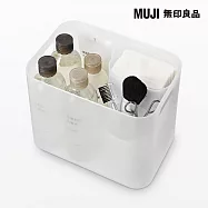 【MUJI 無印良品】含有再生聚丙烯化妝盒約150x220x169mm