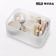 【MUJI 無印良品】含有再生聚丙烯化妝盒1/2約150x220x86mm