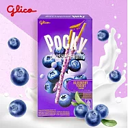 【Glico 格力高 】Pocky百奇 藍莓果粒優格棒