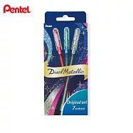 PENTEL Dual Metallic 金屬色簽字筆 7色組 Original