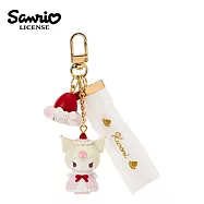 【日本正版授權】三麗鷗 粉草莓蛋糕系列 造型鑰匙圈 - 酷洛米