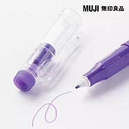 【MUJI 無印良品】可擦彩色繪筆/紫