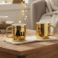 【賽先生科學工廠】黃金元素Au金色馬克杯