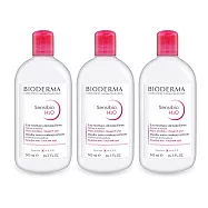 BIODERMA 舒敏高效潔膚液(500ml)X3-國際航空版