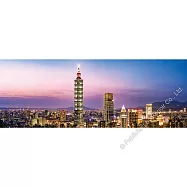 【雷諾瓦拼圖】台北101煙火/長幅/夜光_1000片