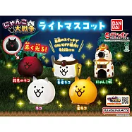 【日本正版授權】全套5款 貓咪大戰爭 發光公仔 扭蛋/轉蛋 934759