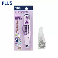 (1正1內)PLUS 三麗鷗男團限量MR智慧型滾輪修正帶 酷企鵝