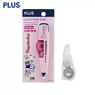 (1正1內)PLUS 三麗鷗男團限量MR智慧型滾輪修正帶 山姆企鵝