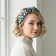 【HandStyle】髮箍 質感生活極簡曲線美學打結寬邊髮箍(59030) _綠色