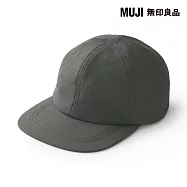 【MUJI 無印良品】透氣可捲收棒球帽 深灰
