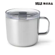 【MUJI 無印良品】附刻度保溫保冷附蓋不鏽鋼馬克杯 /250mL1入