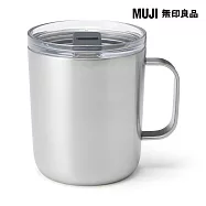 【MUJI 無印良品】附刻度保溫保冷附蓋不鏽鋼馬克杯 /400mL1入