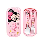 【BabyCity娃娃城】迪士尼不鏽鋼餐具輕便組/ 無 米妮
