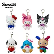 【日本正版授權】隨機1款 三麗鷗 閃亮風A系列 玩偶吊飾 盒玩