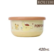 【HOUSUXI舒希】三麗鷗布丁狗-不鏽鋼雙層隔熱碗420ml-A4
