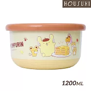 【HOUSUXI舒希】三麗鷗布丁狗-不鏽鋼雙層隔熱碗1200ml-A4