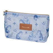 【日本Mark&rsquo;s】PAUL & JOE 網狀萬用收納袋 ‧ 水彩貓咪