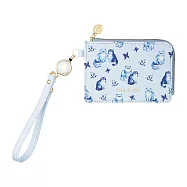 【日本Mark&rsquo;s】PAUL & JOE 質感證件夾零錢包 ‧ 水彩貓咪