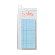 【日本Mark&rsquo;s】funlog. 書籤迷你便利貼(附補充/1種款式) ‧ 方格