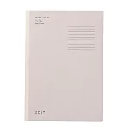 【日本Mark&rsquo;s】EDiT上質筆記本(160頁) A4 ‧ 7mm橫線