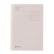【日本Mark&rsquo;s】EDiT上質筆記本(160頁) A5 ‧ 7mm橫線