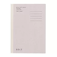 【日本Mark&rsquo;s】EDiT上質筆記本(160頁) A6 ‧ 7mm橫線