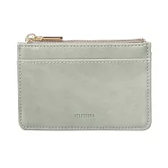 【日本Mark&rsquo;s】Velessera 質感素色卡片零錢包 ‧ 開心果綠