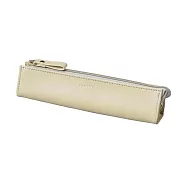 【日本Mark&rsquo;s】Velessera 質感素色鉛筆盒/筆袋 ‧ 香檸黃