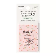 【日本Mark&rsquo;s】水性筆可寫紙膠帶Sheets裁切貼紙型 ‧ 水果A