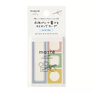 【日本Mark&rsquo;s】水性筆可寫紙膠帶Sheets裁切貼紙型Deco ‧ 簡約框