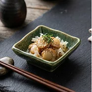 【日本野田】美濃燒|角千代口 陶瓷小碟7.3cm ‧ 織部