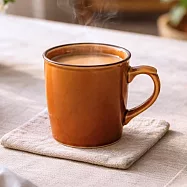 【日本野田】美濃燒|職人釉燒 陶瓷馬克杯430ml ‧ 焦糖