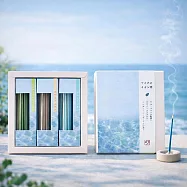 【日本悠悠庵】寧靜香|線香禮盒20支*3款(附香座) ‧ 清爽香 (海洋/白麝香/英式花園)