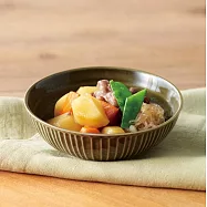 【日本Aito製作所】美濃燒|Sogi 釉燒鎬紋 陶瓷飯碗11.4cm ‧ 織部