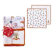 【日本Habituel】開運祈福 刺繡純棉布巾2入組 ‧ 招財貓