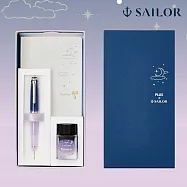 【日本寫樂SAILOR】SAILOR X PLUS Ca.Crea Premium Cross筆記本+ Lecoule鋼筆禮盒組/MF/ Yumeyoi 夢宵