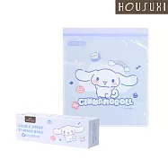 【HOUSUXI 舒希】三麗鷗系列-雙夾鏈保鮮袋M/L-A4(任選) 大耳狗喜拿M