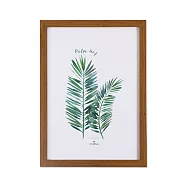 珠友 A4/13K 直/橫兩用木紋相框/8x12相框/證照/獎狀/營登裱框/公佈欄/多功能相框/壓克力鏡面展示框 02淺咖