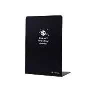 珠友 鐵製L型書架-2入/簡約書擋/書立/桌面收納/立書架/書靠/書架隔板 02星球寰宇