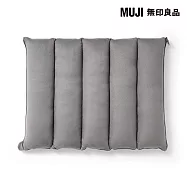 【MUJI 無印良品】可拼接柔軟多用途靠枕 /墨灰成品尺寸:W45&times;L33 cm