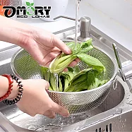 【OMORY】304可吊掛蔬果瀝水籃19.5cm