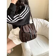 O-ni O-ni全新品精選優質防水牛津布大容量多功能翻蓋式大包包輕量級托特包(品質保證)(bag-6178) 咖啡色