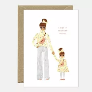 【AWS】Mama daughter - Mother&rsquo;s day 母親卡 #1327