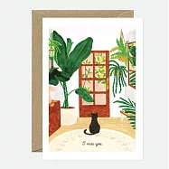 【AWS】I miss you Cat - Love & friendship 萬用卡 #1391