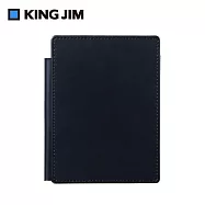 【KING JIM】 日常革 多用隨身便條夾 A6 / 黑色