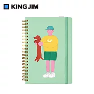 【HITOTOKI】 NOTE 手帳筆記本 線圈款 護照尺寸 小狗(John Danon設計款)