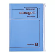 【日本Mark&rsquo;s】storage. it 收納筆記本A5 ‧ 藍色