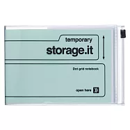 【日本Mark&rsquo;s】storage. it 橫型收納筆記本 ‧ 薄荷