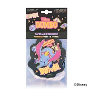 Disney迪士尼 復古風造型香氛掛片 小飛象(白麝香)